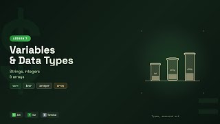 Zsh Variables &amp; Data Types - Shell Scripting Tutorial for Beginners (Lesson 7)