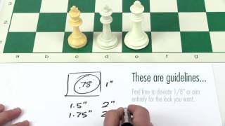 Fit Chess Pieces and Board Size
