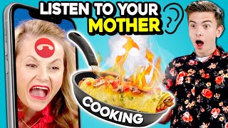 Teens Try To Cook Dinner Without Getting Angry At Their Mom On Zoom | LISTEN TO ME! Ep. #1