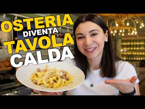 L'OSTERIA più AMATA di ROMA APRE UNA TAVOLA CALDA