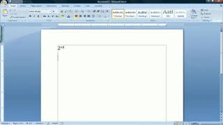 How to Use Superscripts in Microsoft Word 2007