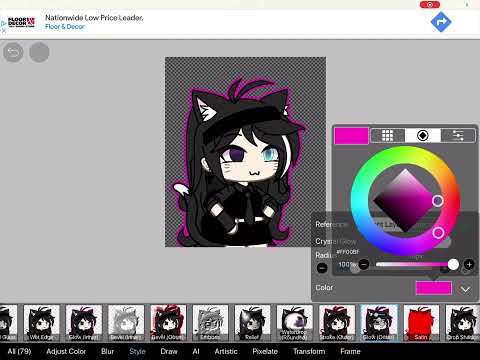 Rainbow Thing Tutorial (Capcut) Gacha Life