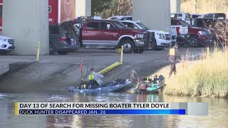 Search for missing boater nears 2-week mark