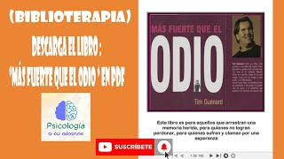 MAS FUERTE QUE EL ODIO PDF BIBLIOTERAPIA