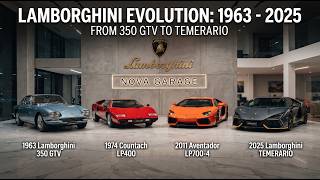 LAMBORGHINI Evolution | Every Single Model From 1963 To Today