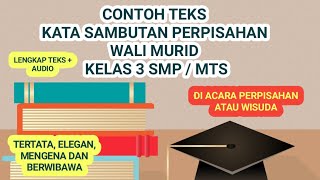 Exdanle Of A Farewell Speech From A Middle School  Islamic Junior High School Parent