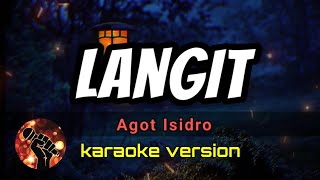Miniatura de vídeo de "LANGIT - AGOT ISIDRO (karaoke version)"