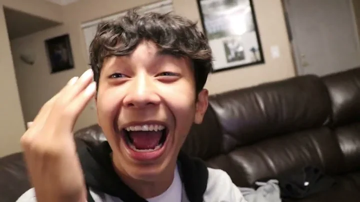 HIS FIRST TIME DRINKING!!! (HE CALLED HIS MOM)
