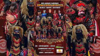 LIVE 🇲🇨 SENI JARANAN NEW KRIDO BUDOYO AL GAJA PRO AUDIO DI JAMBEWANGI SEMPU - BANYUWANGI