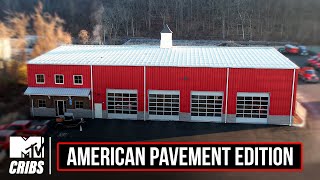 AMERICAN PAVEMENT’S DREAM HOME! [Full tour - TIPS ON BUILDING A SHOP] + Raised On Blacktop®️Merch
