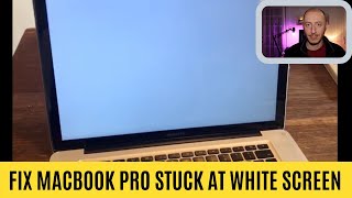 Fix macbook pro 20112012 booting stuck at white screen. When nothing else works!