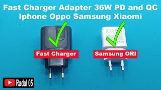 Charger Adapter 36W PD QC Samsung Xiaomi Oppo Vivo