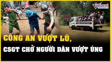 Mưa lớn gây sạt lở ở Lai Châu và Tuyên Quang, công an vượt lũ, kéo đất giúp đỡ người dân