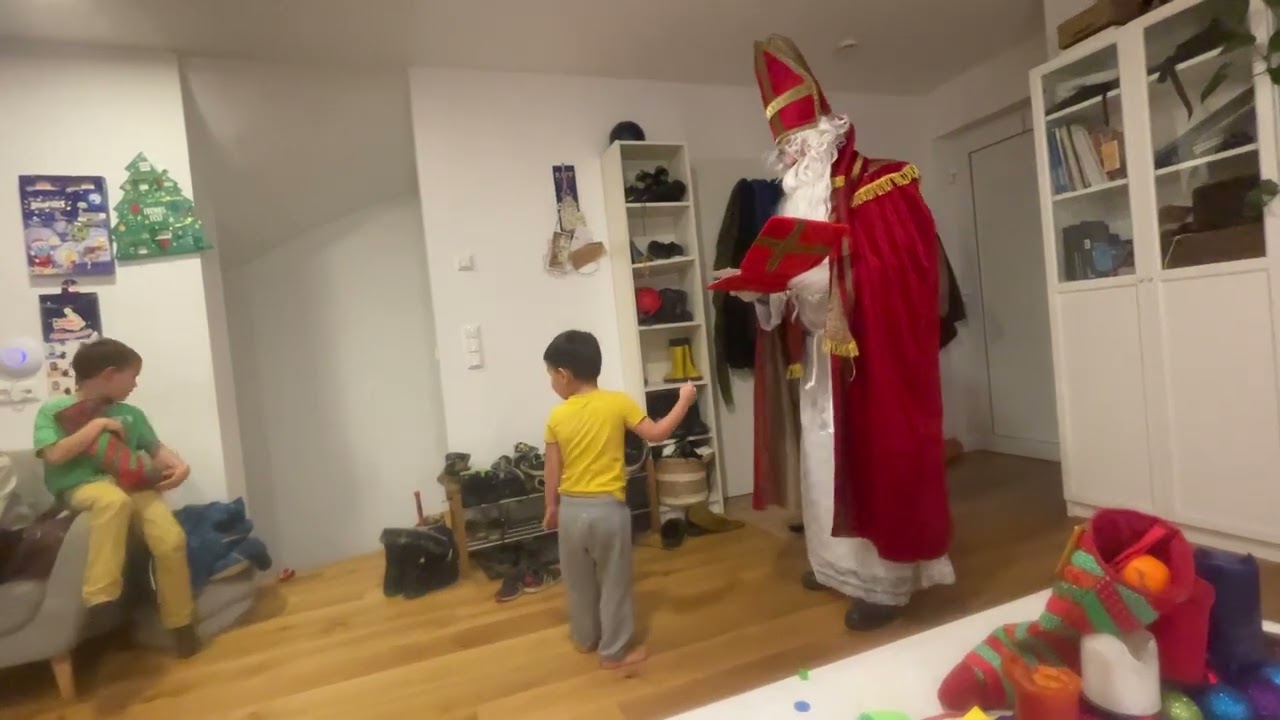 Video lanjutan/ Nikolaus zum Besuch bei meine Enkelkindern