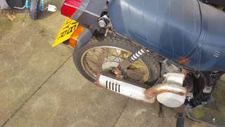 Moped first start in 16 years! Honda sh50 city express, scoopy