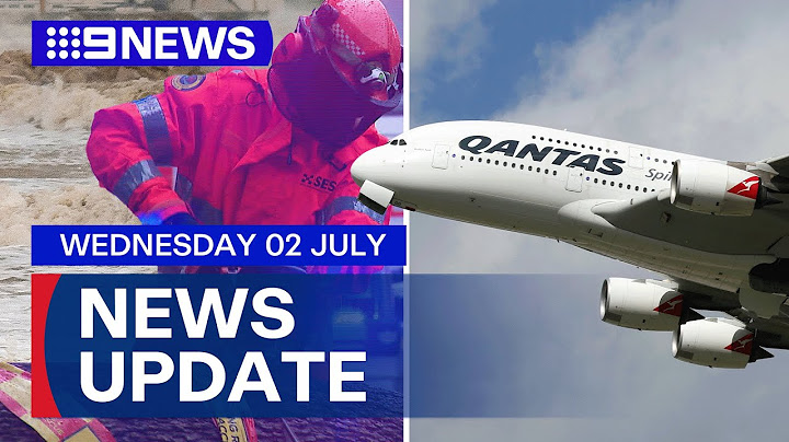 NSW beach front homes on the brink after wild weather; Major Qantas cyber attack | 9 News Australia