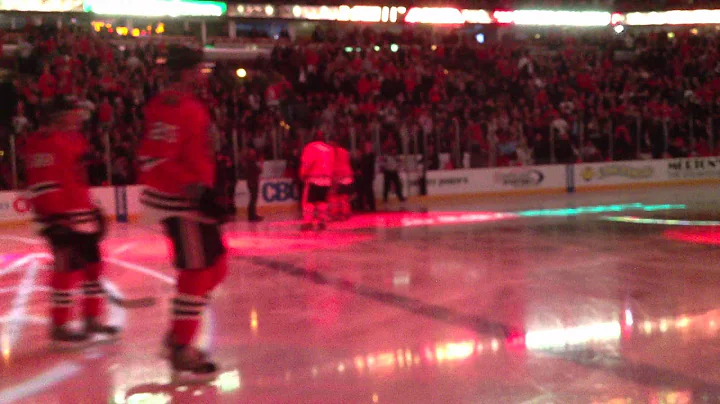 NATIONAL ANTHEM AT THE UNITED CENTER