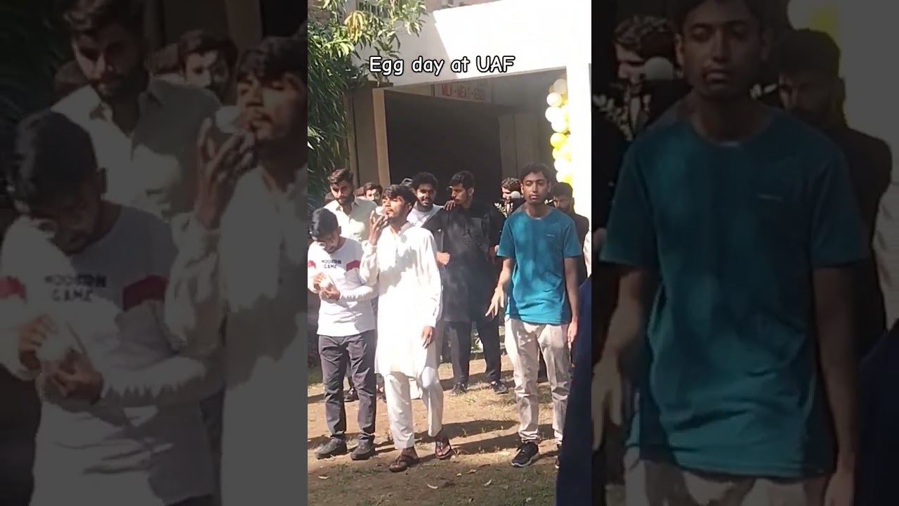 Egg spoon 🥄 race at UAF 💕 - world egg 🥚 day 