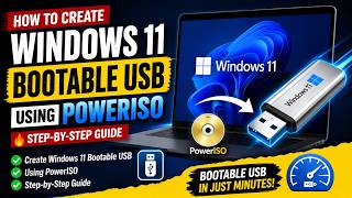 How to Create a Windows 11 Bootable USB Using PowerISO (Step-by-Step Guide)