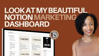 A Beautiful Marketing Dashboard for Notion That Has Everything You Need In One Place