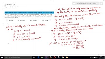 Recording of 3rd online classroom session on KVPY-SA-Mock-Test-2