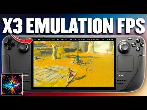 Adaptive Frame Gen With Emulation On The Steam Deck Is A Game Changer! X3 FPS! (Easy Guide)