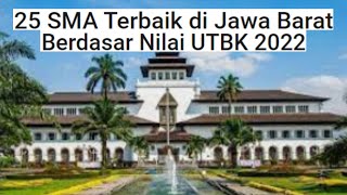 25 SMA Terbaik di Jawa Barat Berdasar Nilai UTBK 2022, Ada Sekolahmu?