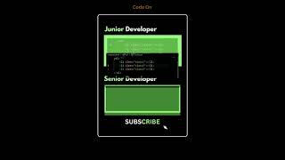 #Junior vs. Senior Developer What’s the Difference #coding