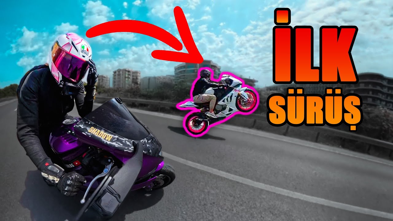 PEMBE BMW S1000RR İLK SÜRÜŞ! | ANNEME ÇİÇEK GÖTÜRDÜK