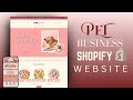 Pet Store Shopify Template 2025 | Start a Profitable Pet Business Fast