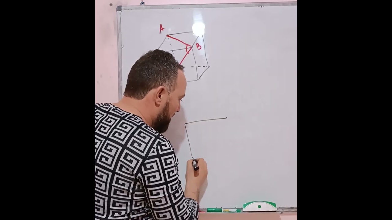 حل لغز قيس الزاوية في المكعب كسر راسك فيها مليح