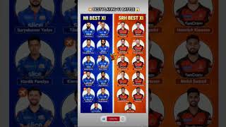 MI vs SRH Dream XI Battle🏏Best Team Revealed!#ipl #mi#srh#cricket#ipl2026#rohitsharma#abhisheksharma