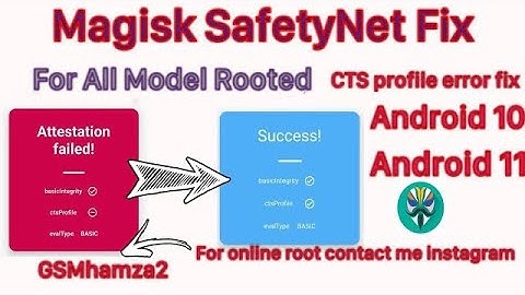 Magisk Bypass Safetynet fix For android 10 | Android 11 | 2021 Safety net fix 23.0