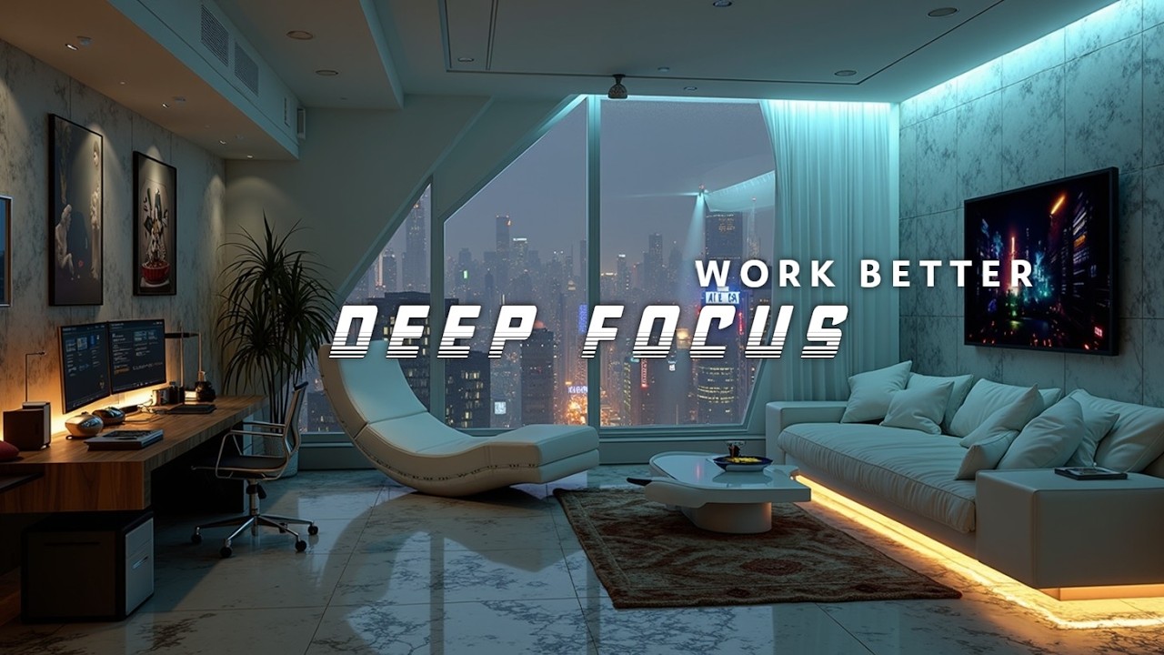 Музыка для глубокой работы | Киберпанк для продуктивности и программирования
