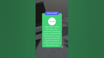 Get Complete Video-Tutorials For Engineering Graphics On Magic Marks