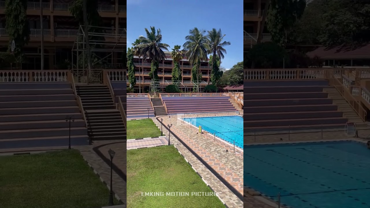 Mighty Hotel Africana, one of Uganda's finest hotels. This is the back side