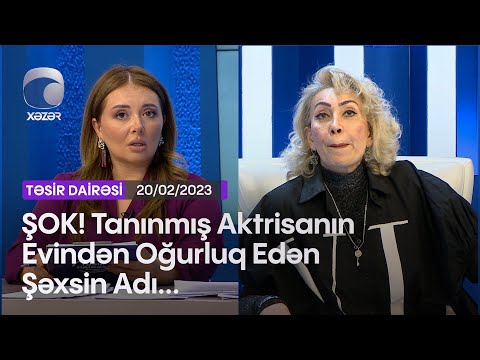 ŞOK! Tanınmış Aktrisanın Evindən Oğurluq Edən Şəxsin Adı...