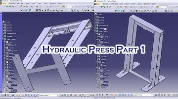 Word een expert in CATIA V5 | Deel 1 | Hydraulische pers AL 6061