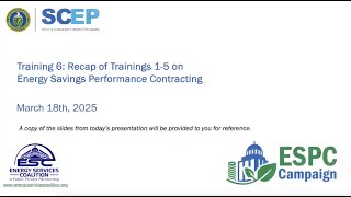 Training: Maximize Your ESPC Success – Review and Apply Lessons Learned
