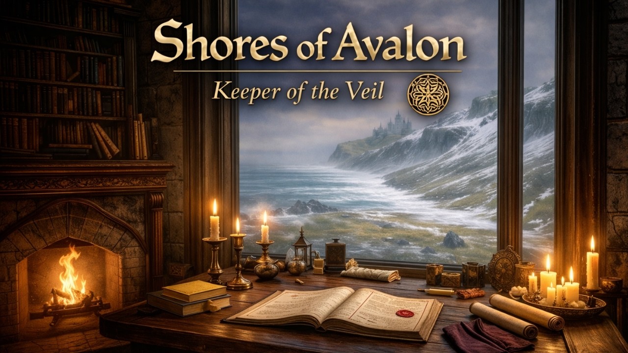 Shores of Avalon | Keeper of the Veil | Medieval Celtic Music & Mystical Study Ambience