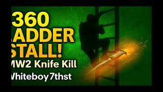 MW2: LADDER STALL 360 KNIFE KILL! (Nice Way to End a Game)