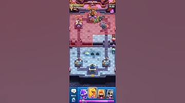 Defend this push with the least amount of elixir #clashroyale #phonk #clash