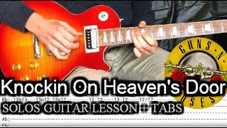 Guns N'Roses - Knockin On Heaven's Door Guitar Lesson (WITH TABS)