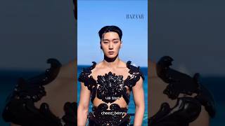 최산 at DG ALTA MODA 2024 #ateez #shorts #san #fyp #youtubeshorts #kpop #shortvideo
