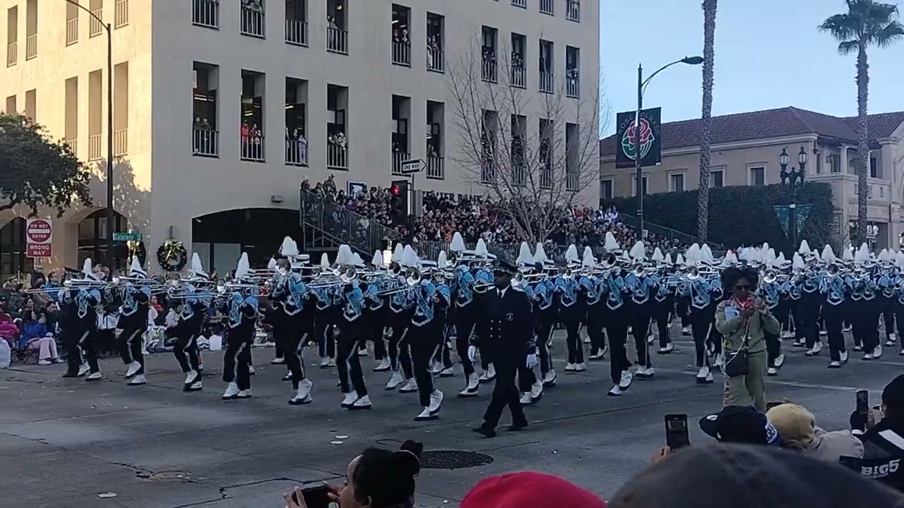 JACKSON STATE UNIVERSITY MARCHING BAND IN PASADENA CA / ROSE BOWL PARADE 2025🌹