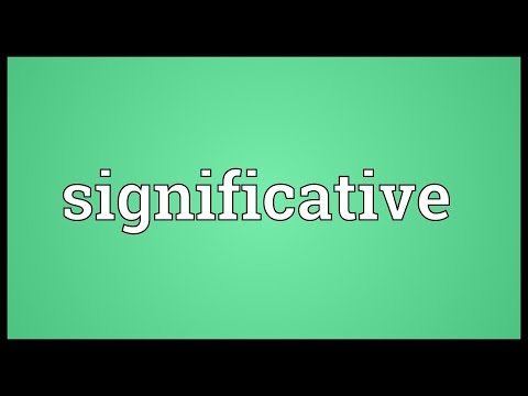 Header of significative