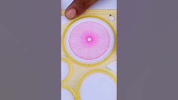 How many rotations did the pen make in total? ?? #spirograph #shorts #2024 #viralvideo