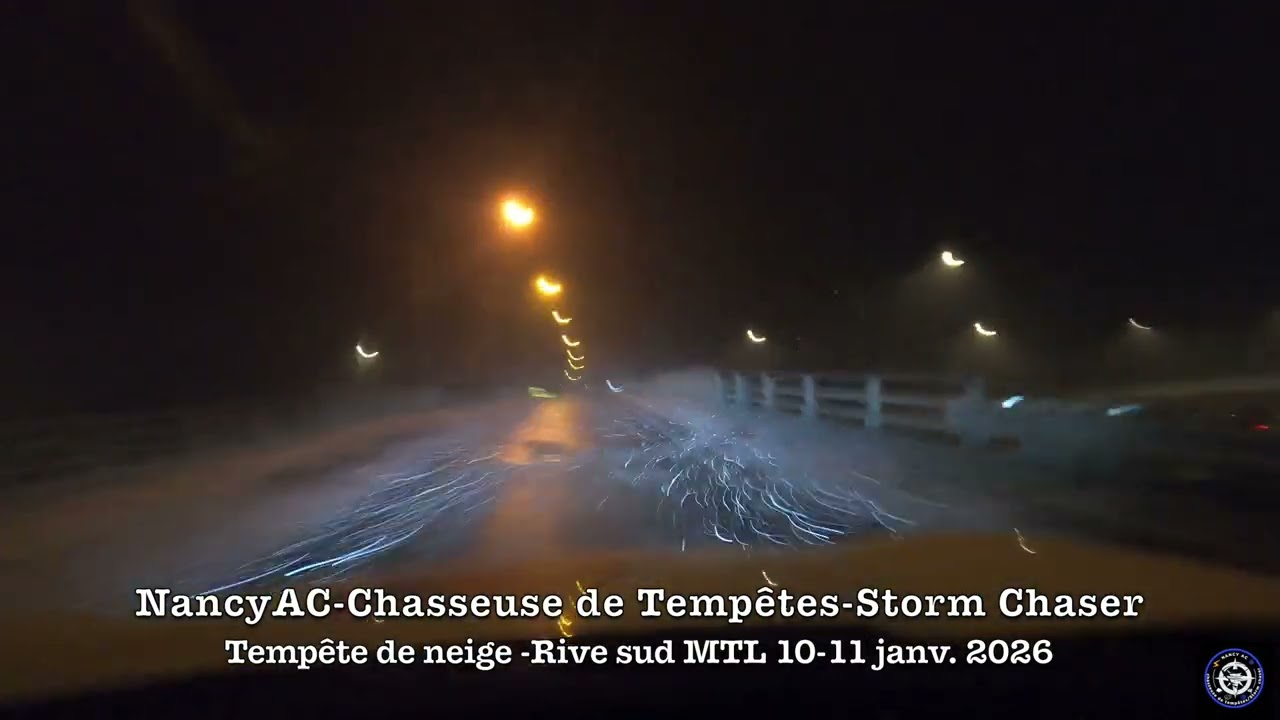 Tempête de neige -Rive sud MTL 10-11 janv. 2026
