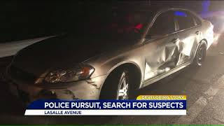 Virginia State Police vehicle hit while pursuing stolen vehicle on I-64
