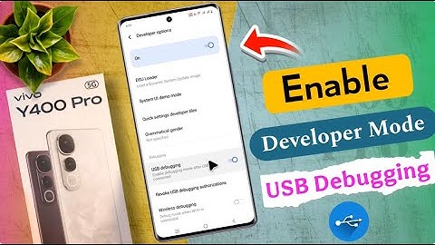 How to Enable Developer Options / USB Debugging on Vivo Y400 Pro